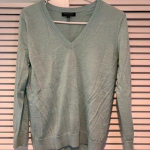 Spring green sweater from Banana Republic